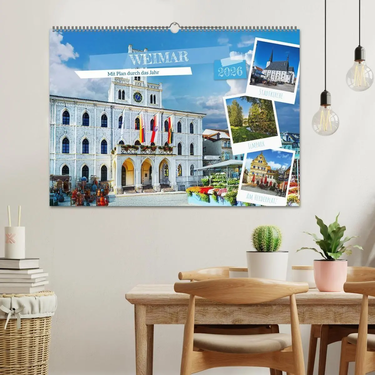 Bild: 9783516715996 | Weimar - Mit Plan durch das Jahr (Wandkalender 2026 DIN A2 quer),...