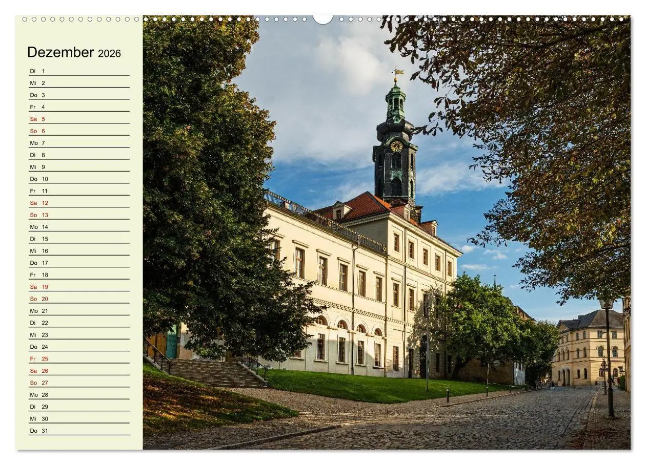 Bild: 9783516715996 | Weimar - Mit Plan durch das Jahr (Wandkalender 2026 DIN A2 quer),...