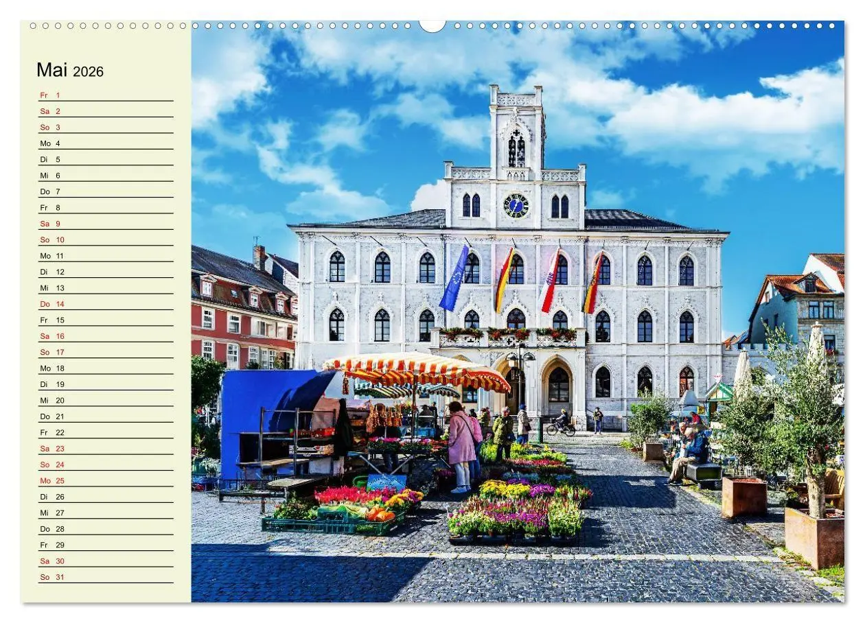 Bild: 9783516715996 | Weimar - Mit Plan durch das Jahr (Wandkalender 2026 DIN A2 quer),...