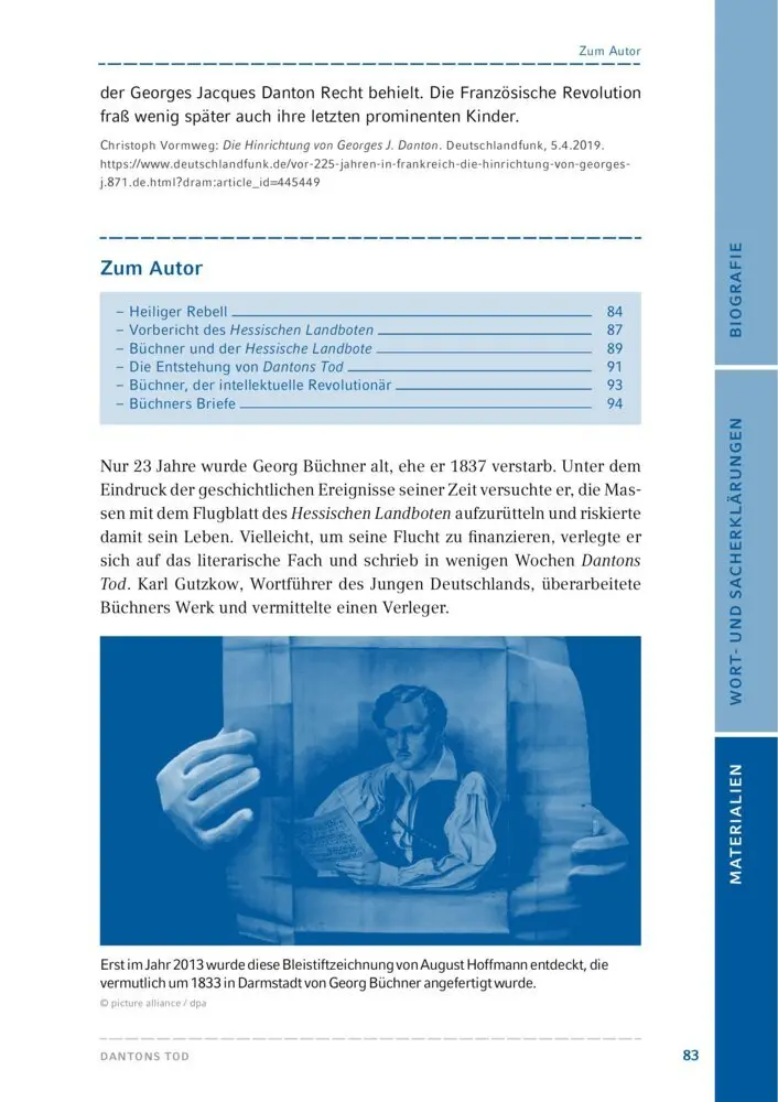 Bild: 9783804425996 | Dantons Tod von Georg Büchner (Textausgabe): | Georg Büchner | Buch