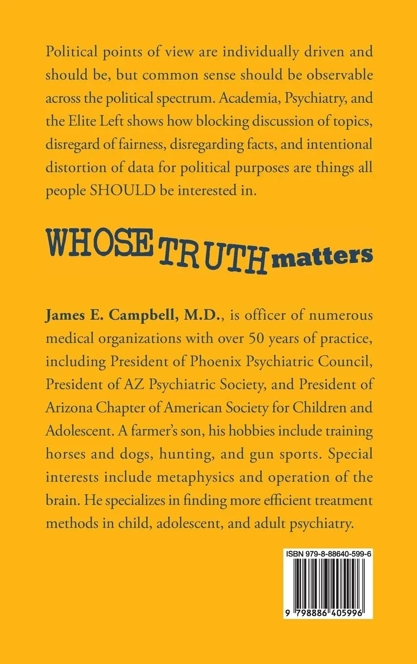 Rückseite: 9798886405996 | Whose Truth Matters | James E. Campbell | Buch | Englisch | 2023