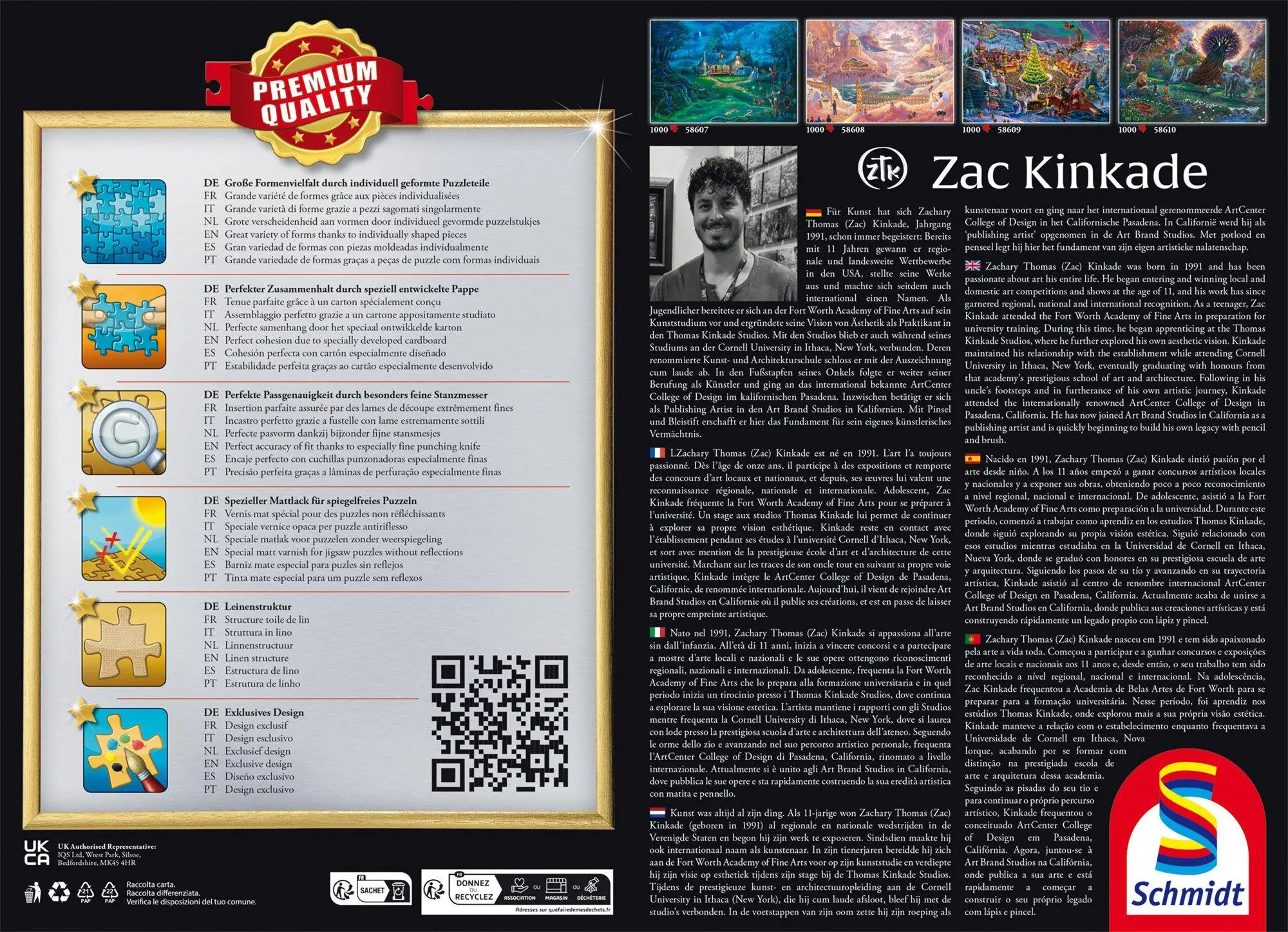 Bild: 4001504586096 | Santas Nordpol | Puzzle Zac Kinkade 1000 Teile | Spiel | 58609 | 2025