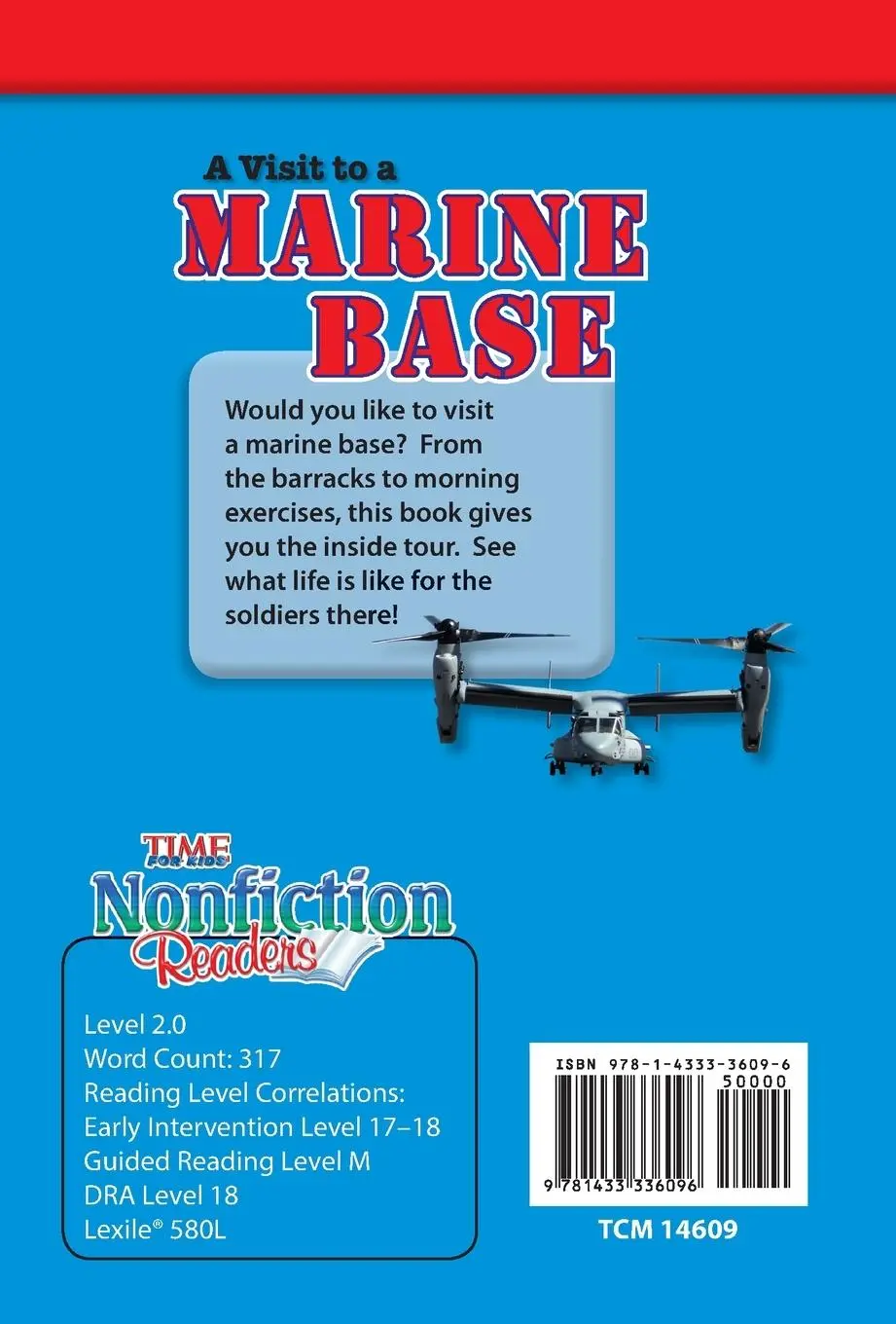 Rückseite: 9781433336096 | A Visit to a Marine Base | Marcia Russell | Taschenbuch | Englisch