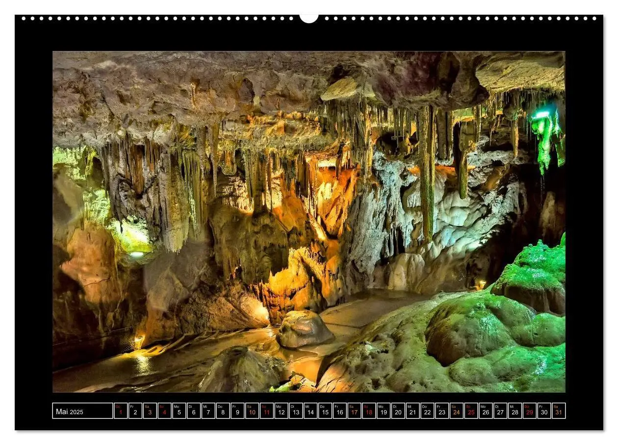 Bild: 9783435596096 | Höhlen, Stalaktiten und Stalagmiten (Wandkalender 2025 DIN A2...