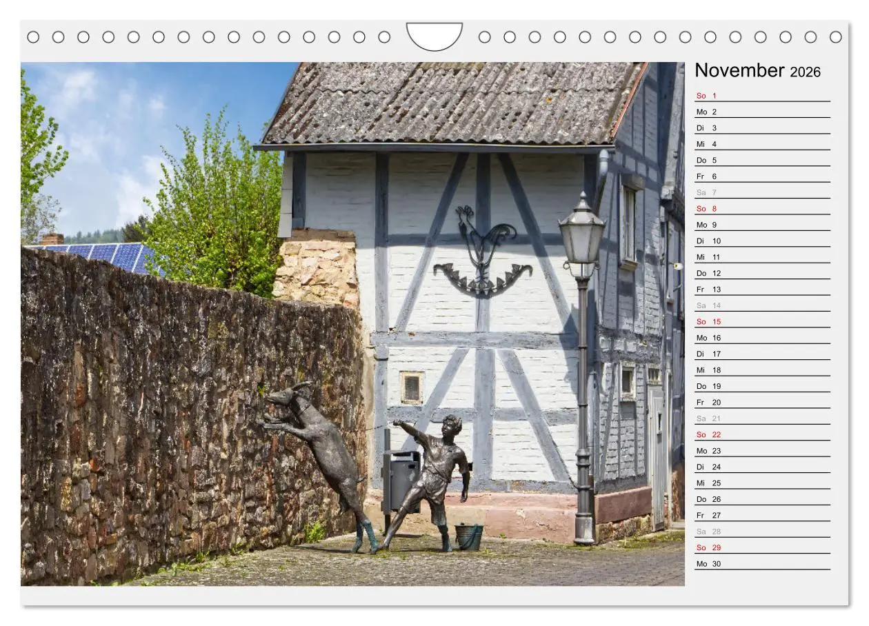 Bild: 9783457376096 | Rotenburg an der Fulda, ein Stadtrundgang (Wandkalender 2026 DIN A4...