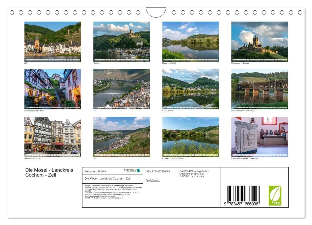 Bild: 9783457686096 | Die Mosel - Landkreis Cochem - Zell (Wandkalender 2026 DIN A4...