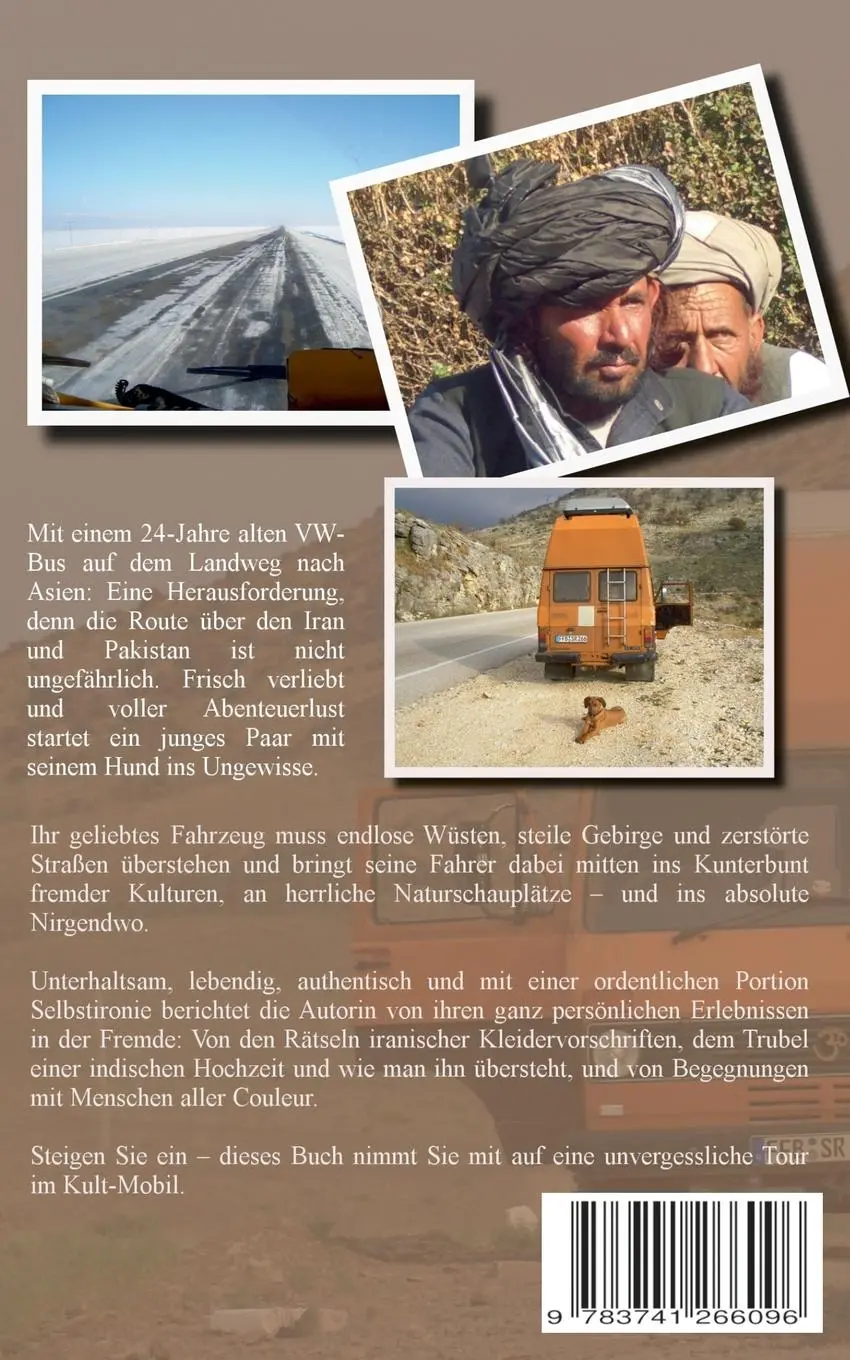 Rückseite: 9783741266096 | Auf in die Fremde! | Mit dem VW-Bus nach Indien | Sybille Fleischmann