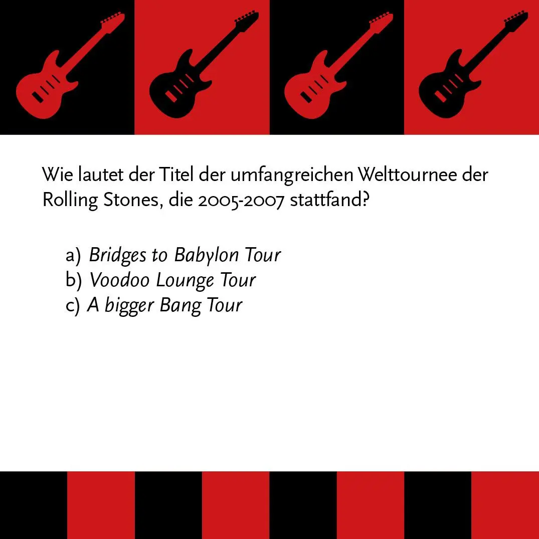 Bild: 9783747206096 | Das Rolling Stones-Quiz | Box mit 66 Spielkarten und Anleitung | Spiel