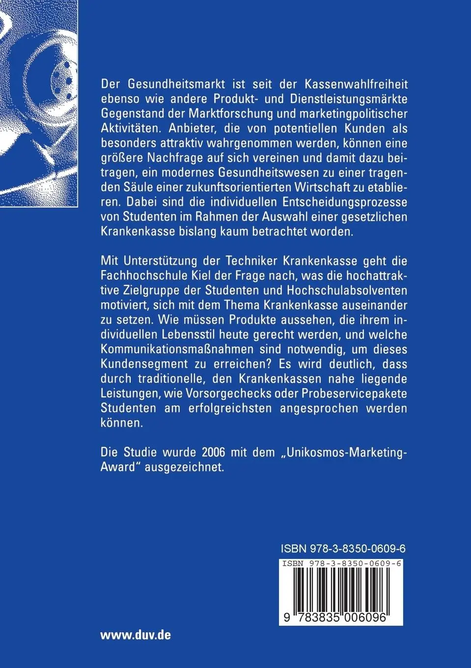 Rückseite: 9783835006096 | Strategische Kundenbindung im Public Health-Care | Matthias Dressler