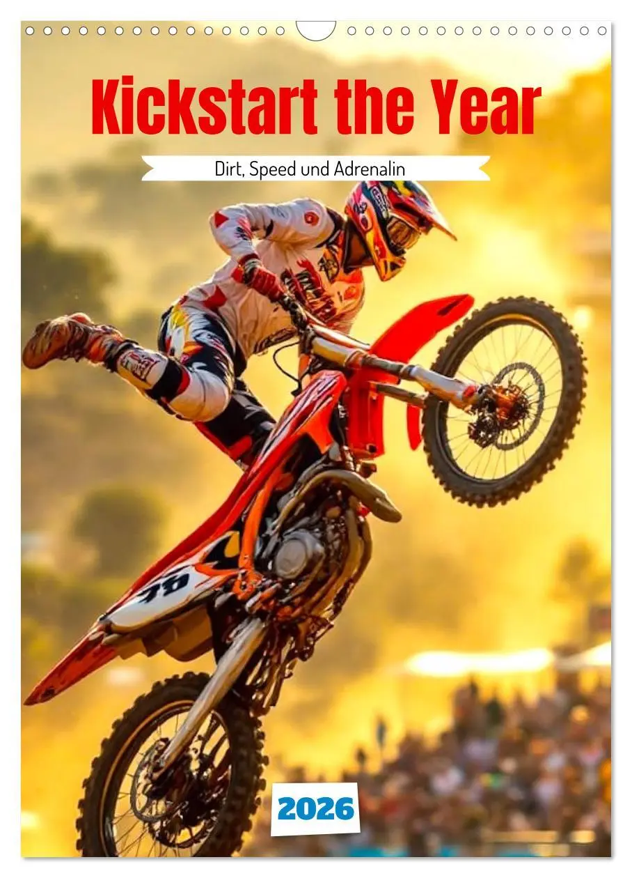 Cover: 9783457296196 | Kickstart the Year - Dirt, Speed und Adrenalin (Wandkalender 2026...