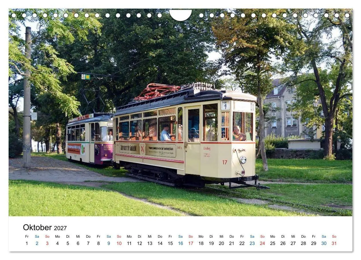 Bild: 9783569926196 | Naumburgs historische Straßenbahn (Wandkalender 2027 DIN A4 quer),...