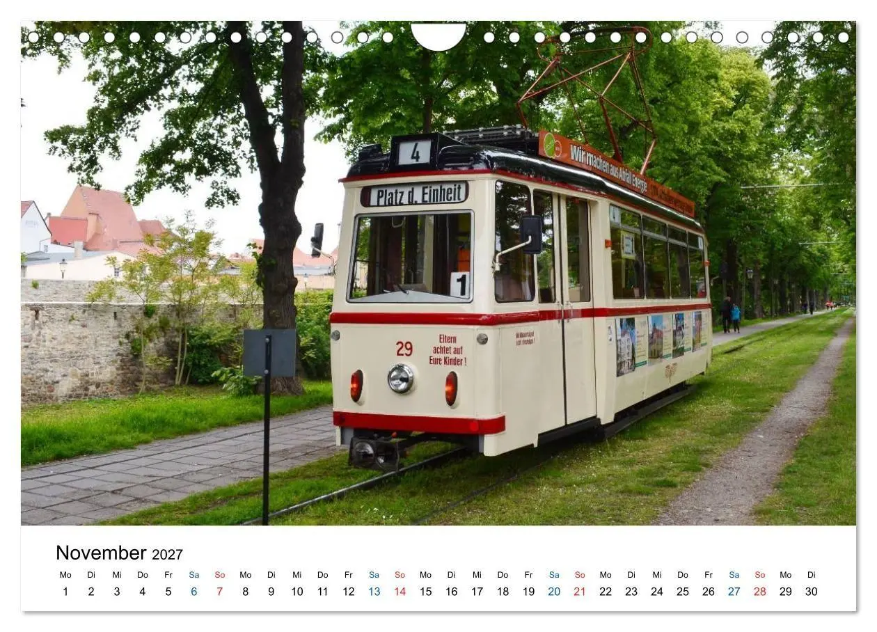 Bild: 9783569926196 | Naumburgs historische Straßenbahn (Wandkalender 2027 DIN A4 quer),...