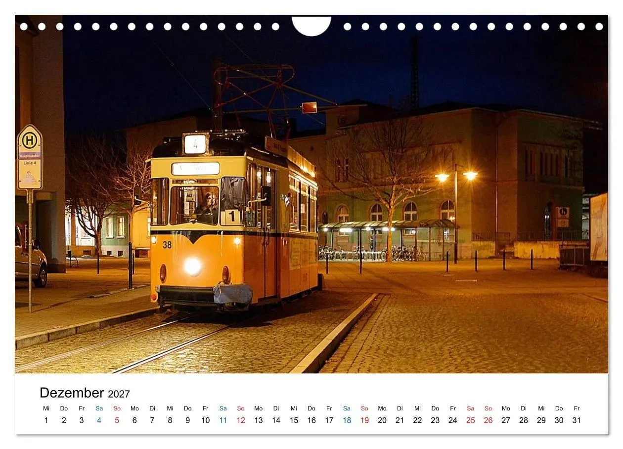 Bild: 9783569926196 | Naumburgs historische Straßenbahn (Wandkalender 2027 DIN A4 quer),...