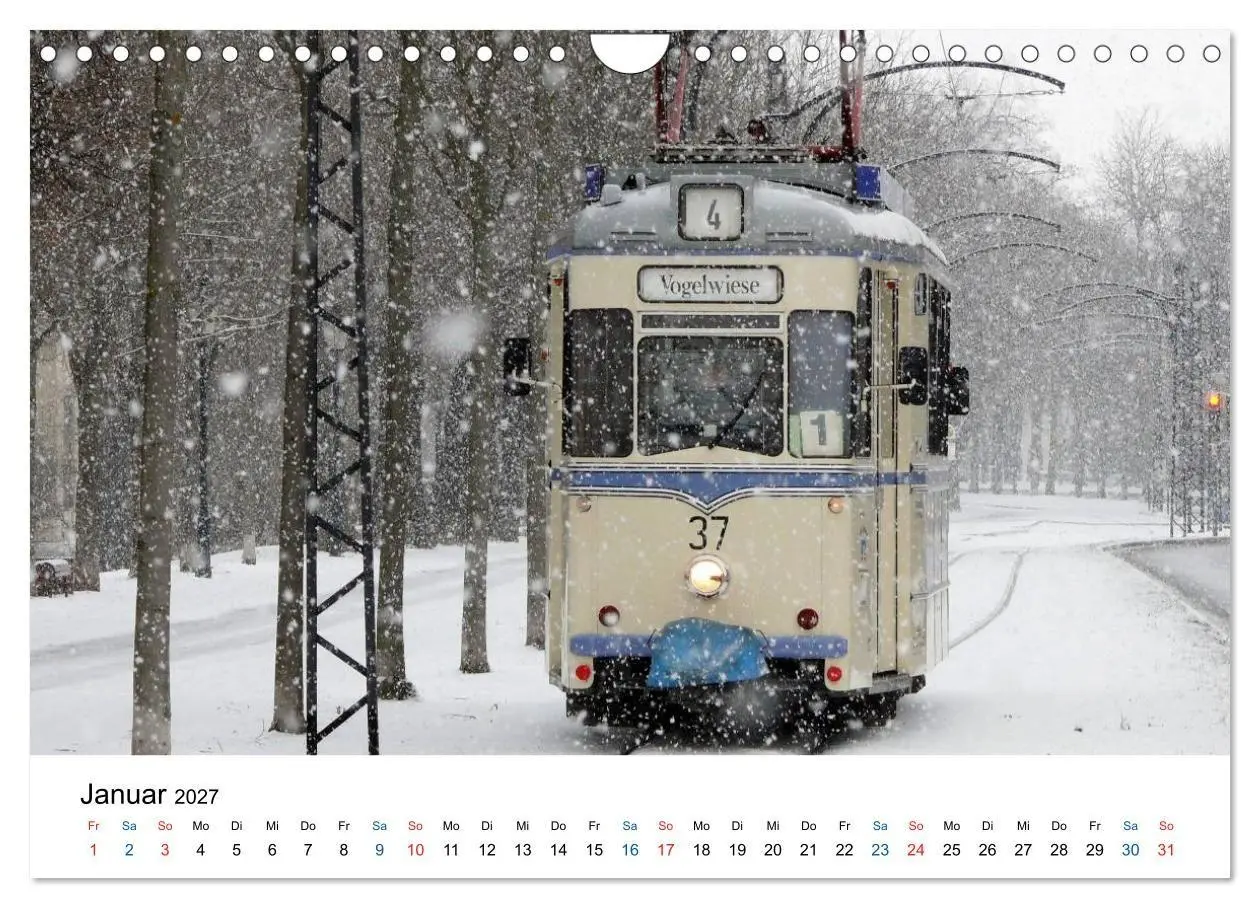 Bild: 9783569926196 | Naumburgs historische Straßenbahn (Wandkalender 2027 DIN A4 quer),...
