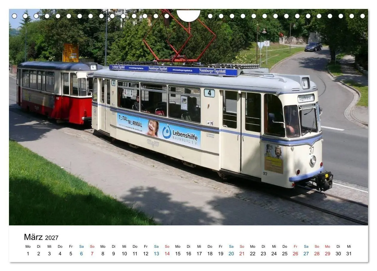 Bild: 9783569926196 | Naumburgs historische Straßenbahn (Wandkalender 2027 DIN A4 quer),...