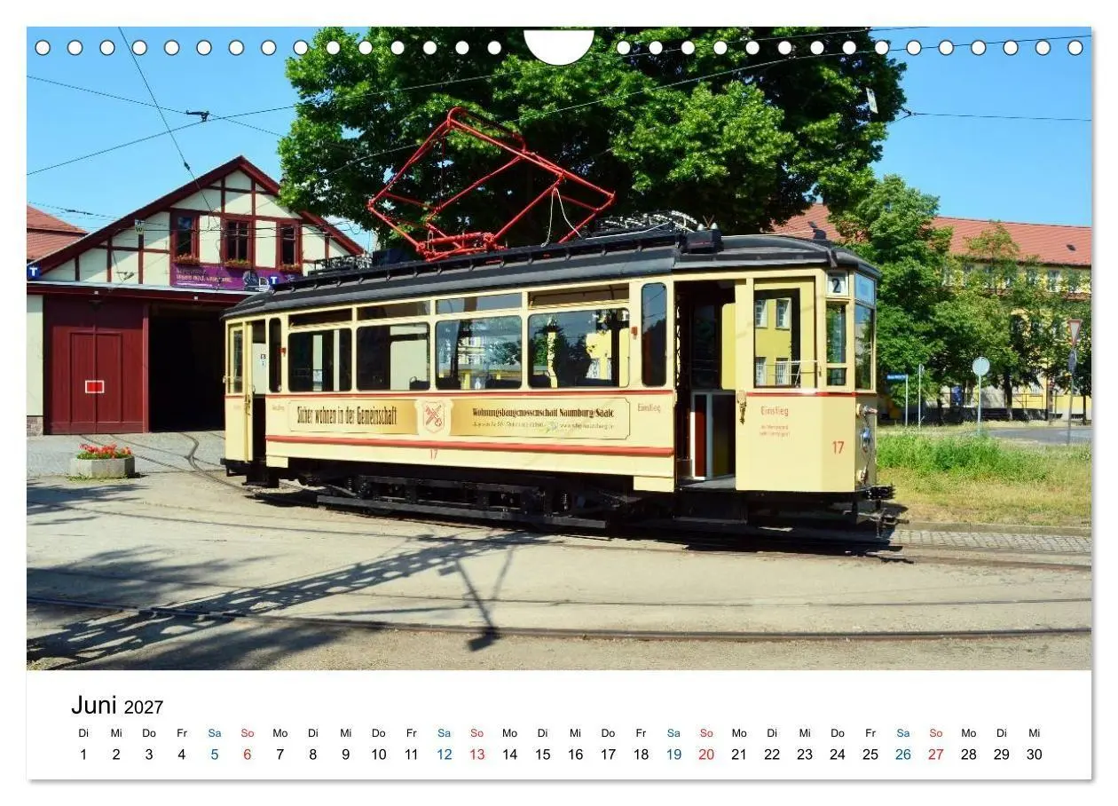 Bild: 9783569926196 | Naumburgs historische Straßenbahn (Wandkalender 2027 DIN A4 quer),...