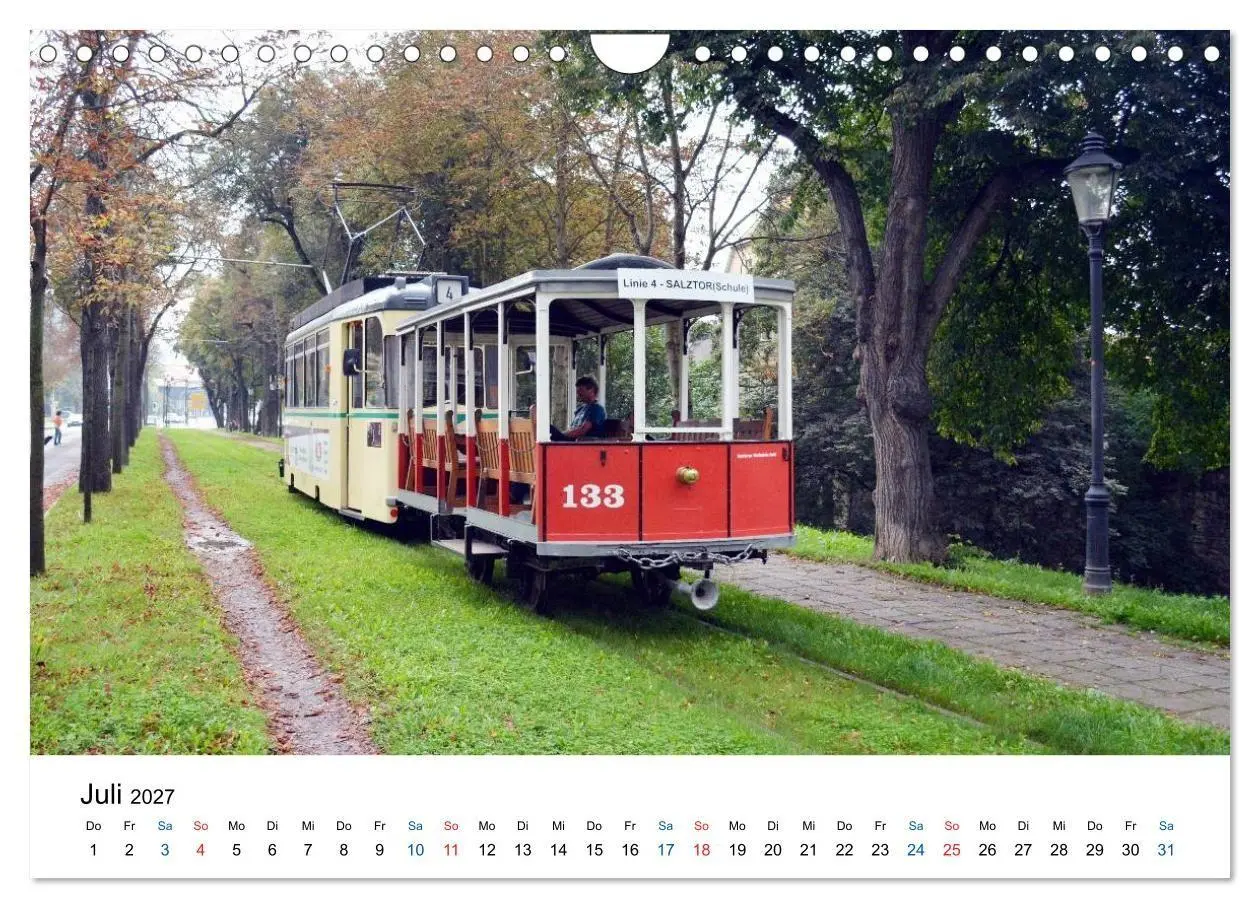 Bild: 9783569926196 | Naumburgs historische Straßenbahn (Wandkalender 2027 DIN A4 quer),...