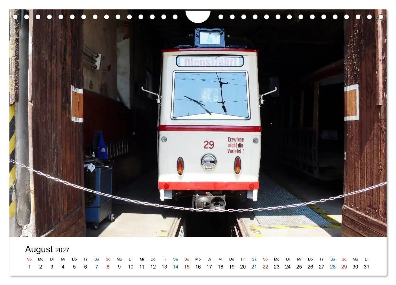 Bild: 9783569926196 | Naumburgs historische Straßenbahn (Wandkalender 2027 DIN A4 quer),...