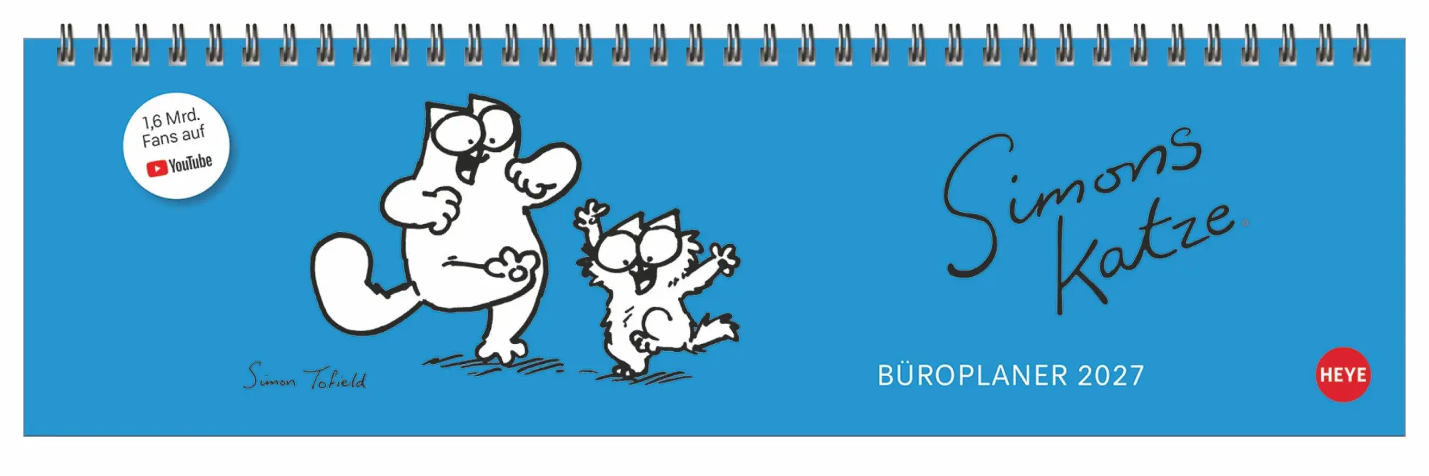 Cover: 9783756416196 | Simons Katze Büroplaner 2027 | Simon Tofield | Kalender | 112 S.
