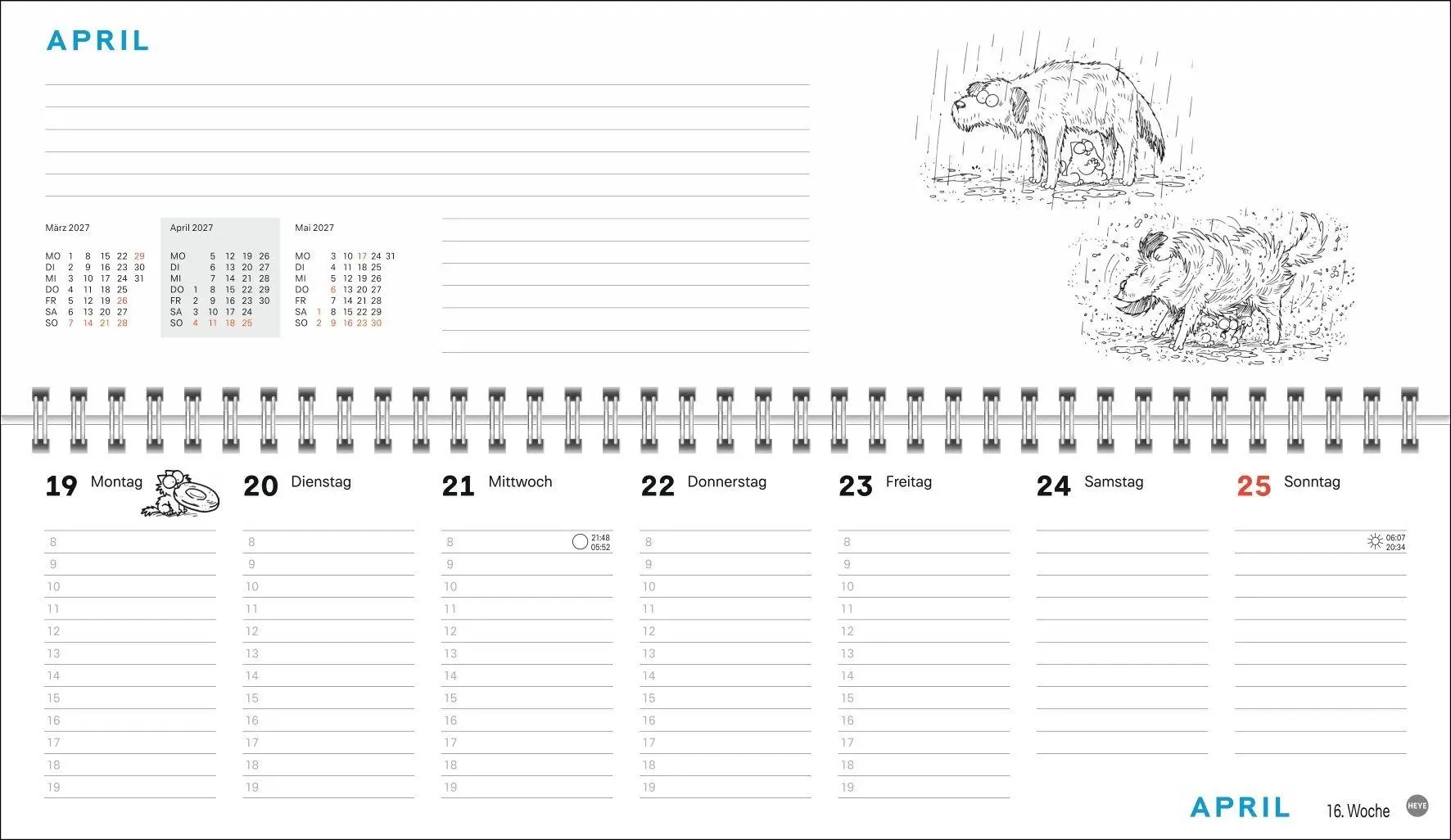 Bild: 9783756416196 | Simons Katze Büroplaner 2027 | Simon Tofield | Kalender | 112 S.