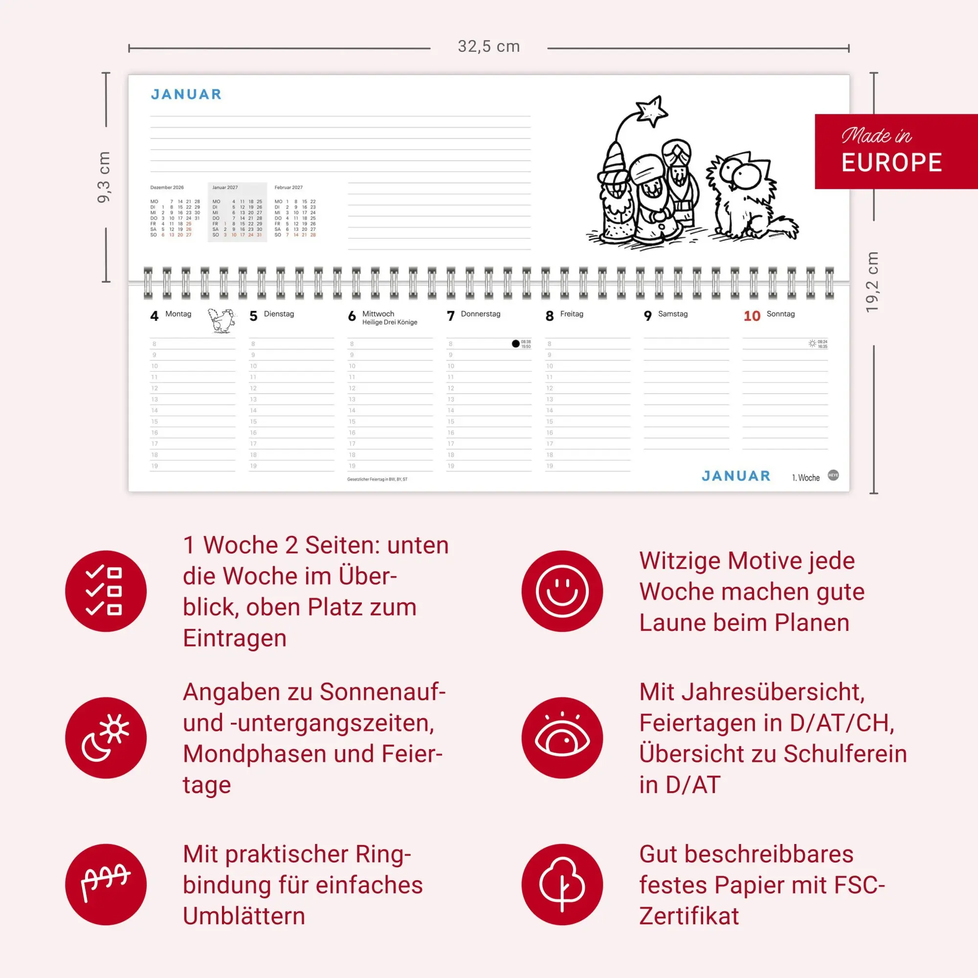 Bild: 9783756416196 | Simons Katze Büroplaner 2027 | Simon Tofield | Kalender | 112 S.