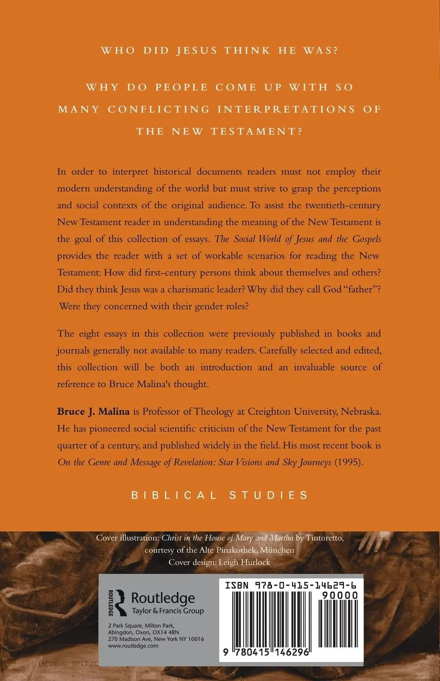 Rückseite: 9780415146296 | The Social World of Jesus and the Gospels | Bruce J. Malina | Buch