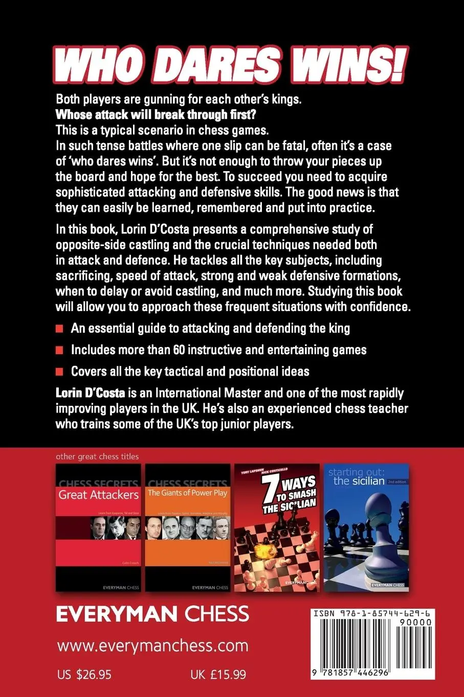 Rückseite: 9781857446296 | Who Dares Wins | Lorin D'Costa | Taschenbuch | Paperback | Englisch