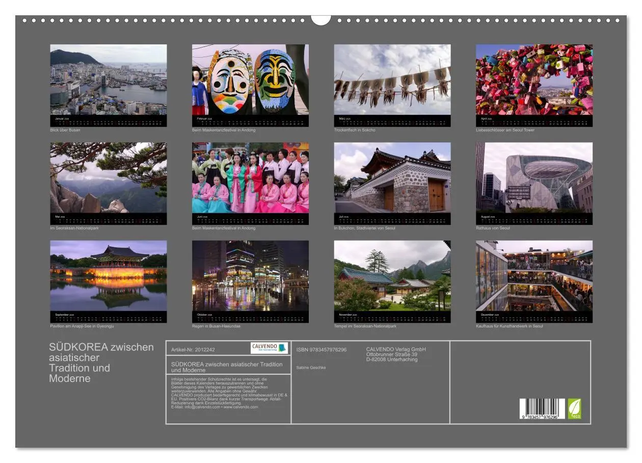 Bild: 9783457976296 | SÜDKOREA zwischen asiatischer Tradition und Moderne (Wandkalender...