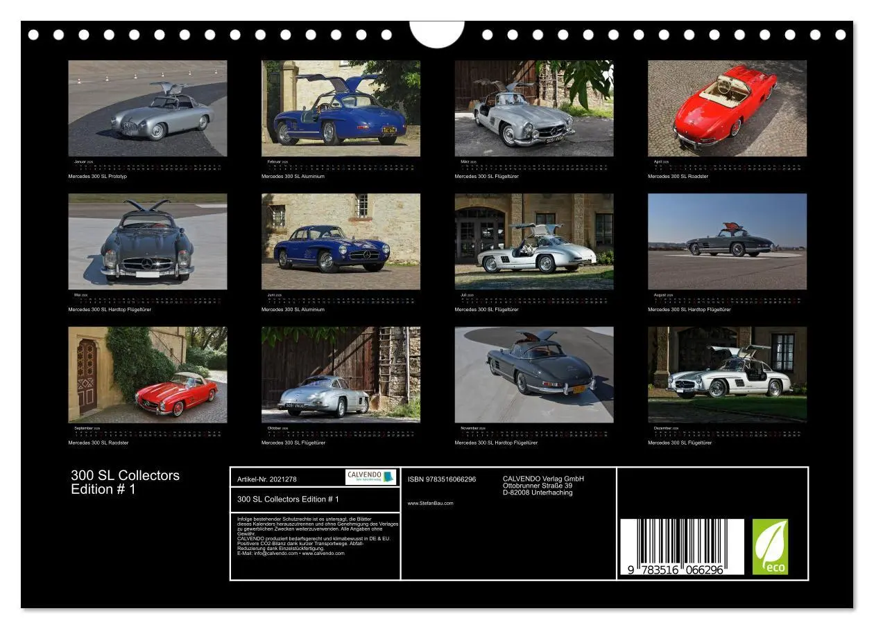 Bild: 9783516066296 | 300 SL Collectors Edition # 1 (Wandkalender 2026 DIN A4 quer),...