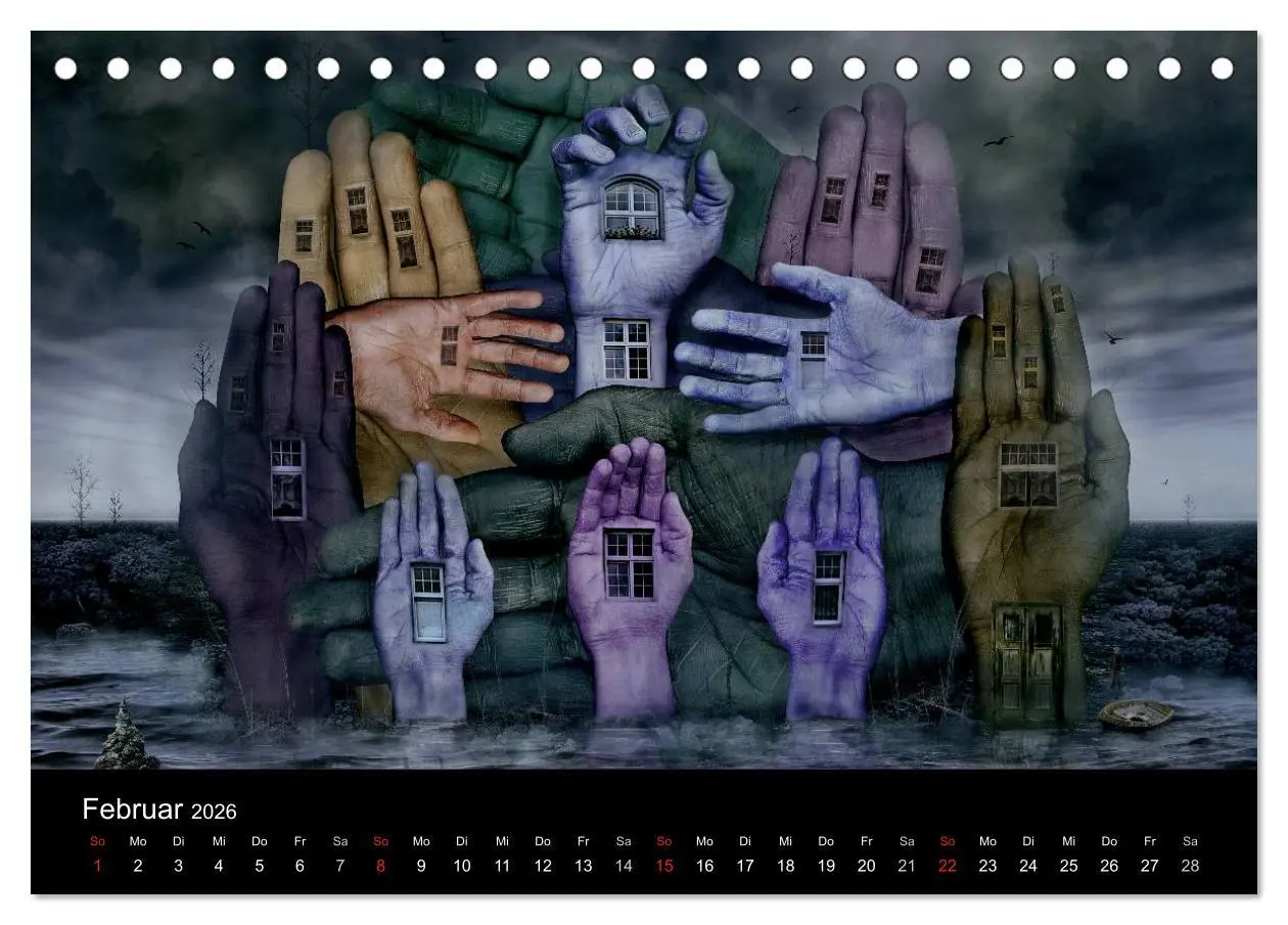 Bild: 9783516136296 | Moderner Surrealismus (Tischkalender 2026 DIN A5 quer), CALVENDO...