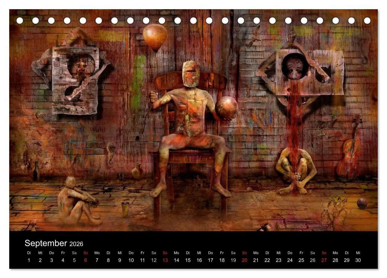 Bild: 9783516136296 | Moderner Surrealismus (Tischkalender 2026 DIN A5 quer), CALVENDO...