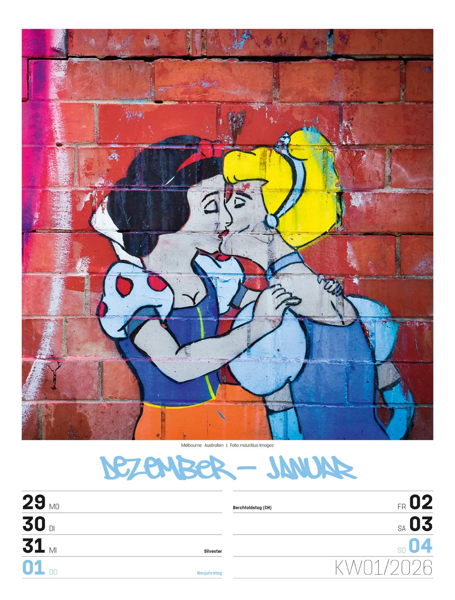 Bild: 9783838436296 | Street Art - Graffiti - Wochenplaner Kalender 2026 | GmbH | Kalender
