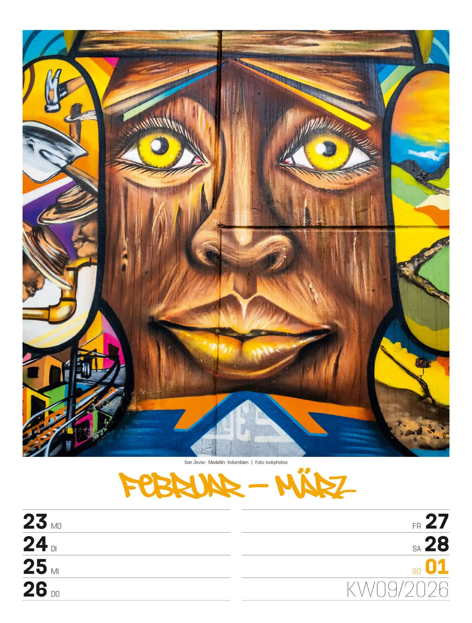 Bild: 9783838436296 | Street Art - Graffiti - Wochenplaner Kalender 2026 | GmbH | Kalender