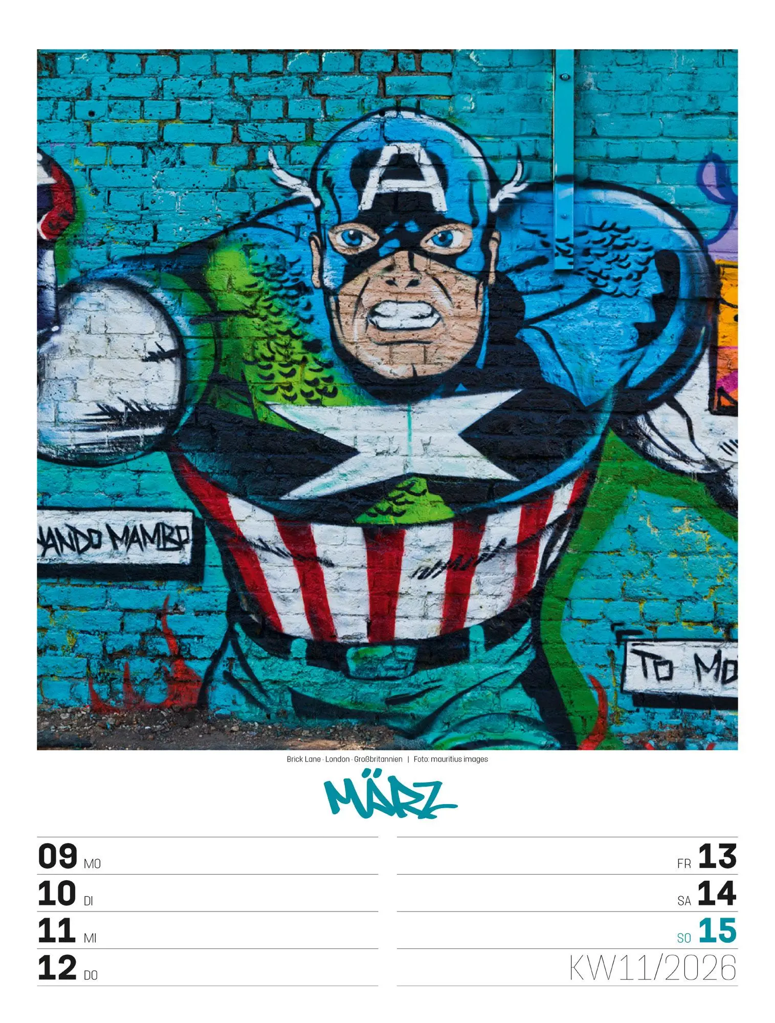 Bild: 9783838436296 | Street Art - Graffiti - Wochenplaner Kalender 2026 | GmbH | Kalender