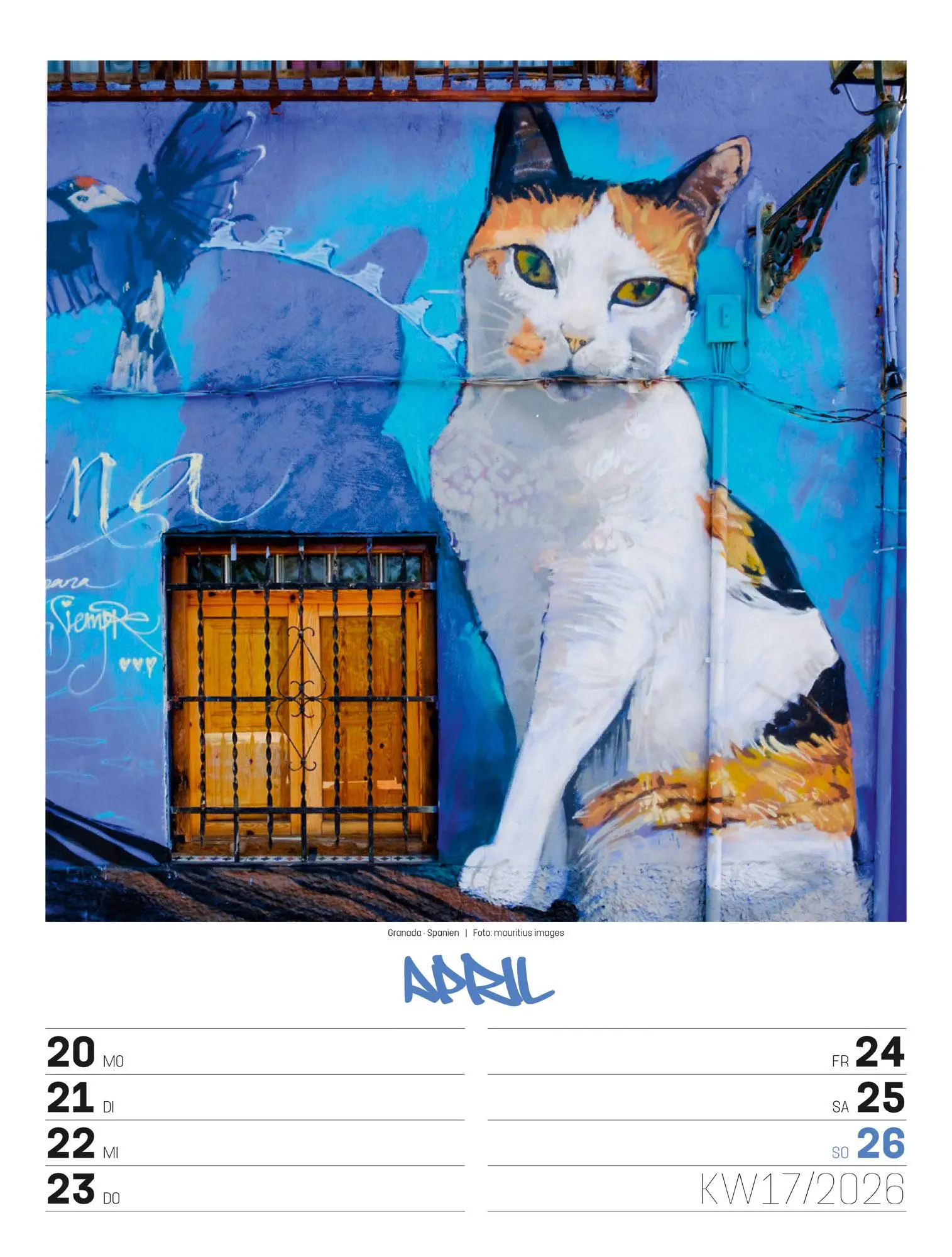 Bild: 9783838436296 | Street Art - Graffiti - Wochenplaner Kalender 2026 | GmbH | Kalender