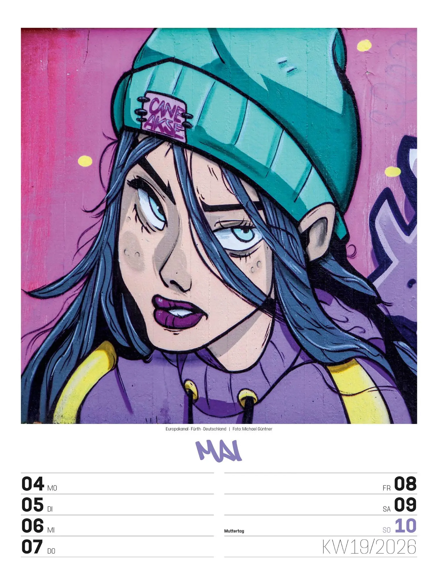 Bild: 9783838436296 | Street Art - Graffiti - Wochenplaner Kalender 2026 | GmbH | Kalender