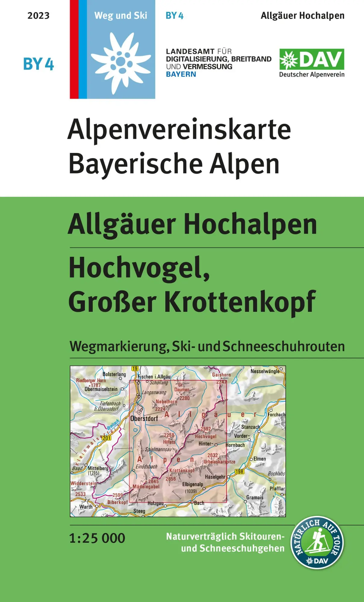 Cover: 9783948256296 | Allgäuer Hochalpen, Hochvogel, Krottenkopf | (Land-)Karte | Deutsch
