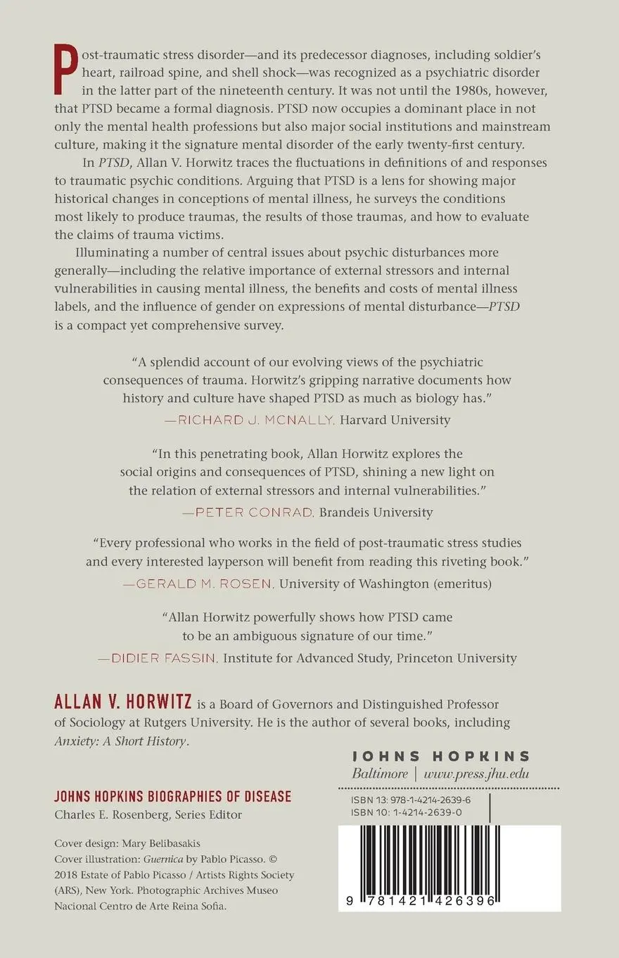 Rückseite: 9781421426396 | PTSD | A Short History | Allan V Horwitz | Taschenbuch | Englisch