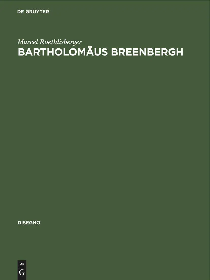 Cover: 9783112416396 | Bartholomäus Breenbergh | Marcel Roethlisberger | Buch | Deutsch