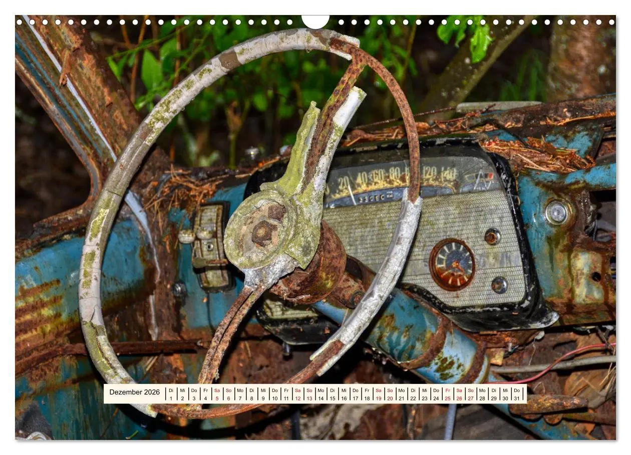 Bild: 9783457276396 | Autowracks - Verlorener Glanz 2026 (Wandkalender 2026 DIN A3 quer),...