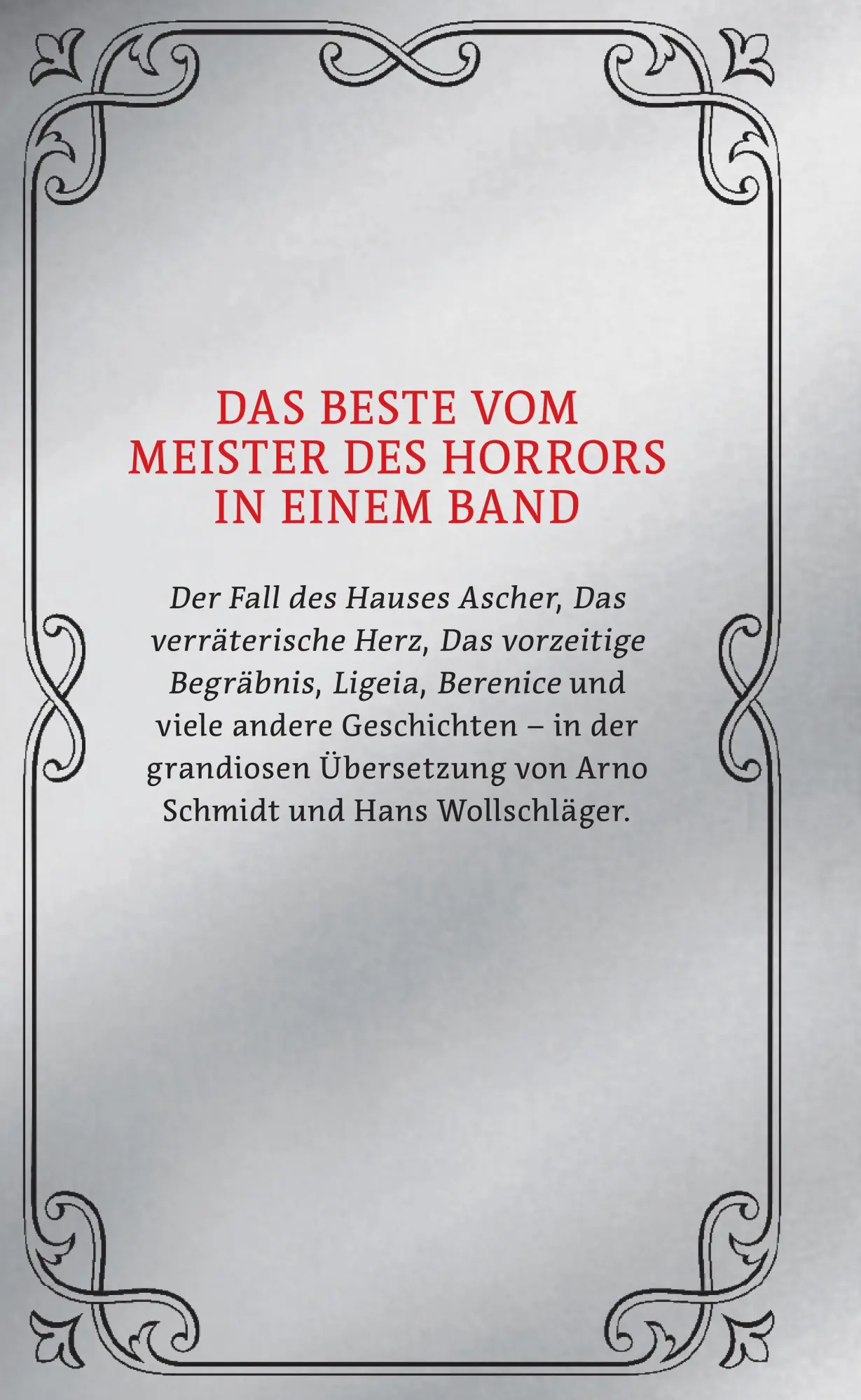 Rückseite: 9783458646396 | Horror | Edgar Allan Poe | Buch | 215 S. | Deutsch | 2026