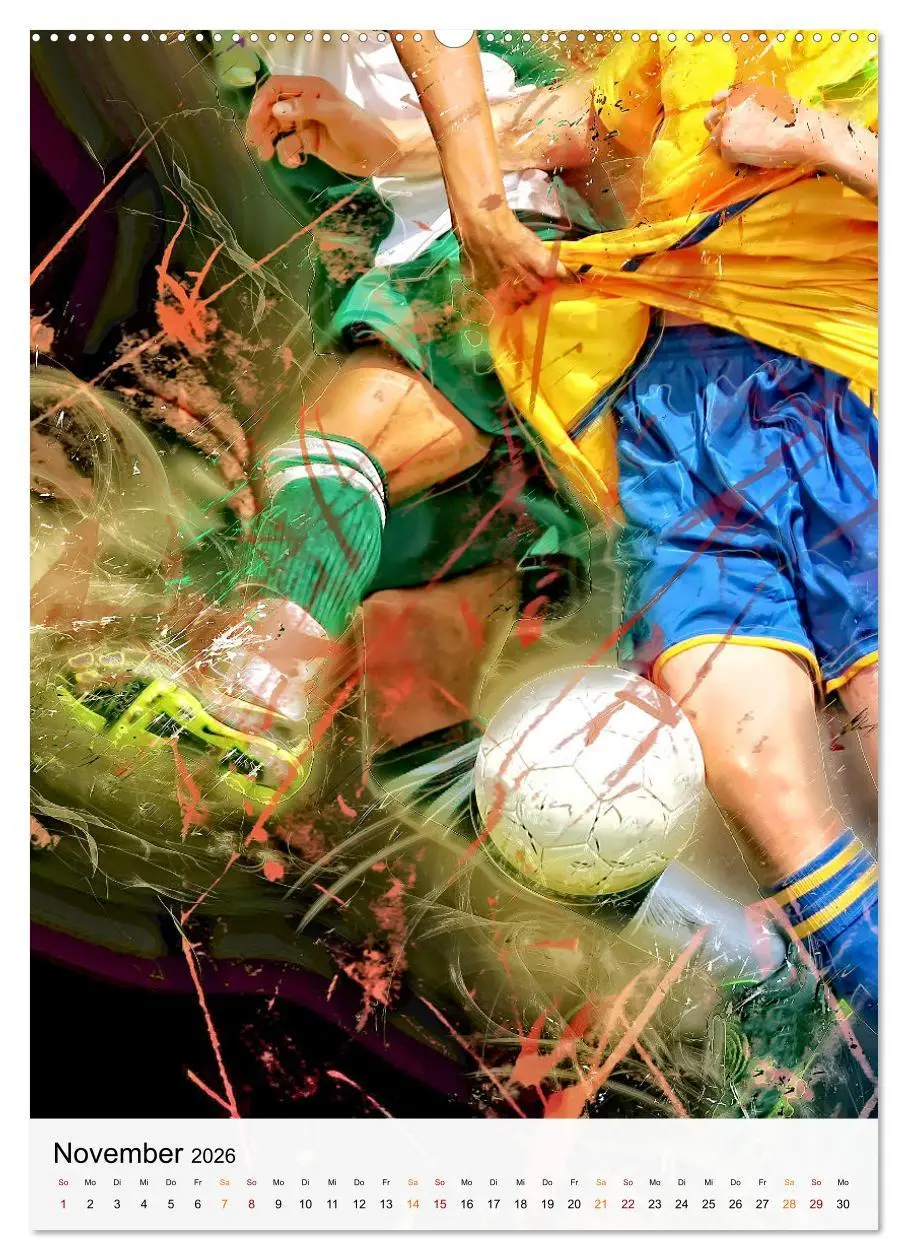 Bild: 9783516366396 | Fussball - einfach cool (hochwertiger Premium Wandkalender 2026 DIN...