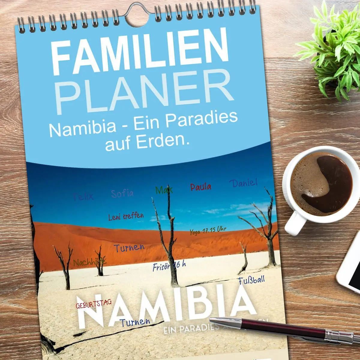 Bild: 9783516506396 | Familienplaner 2026 - Namibia - Ein Paradies auf Erden. mit 5...