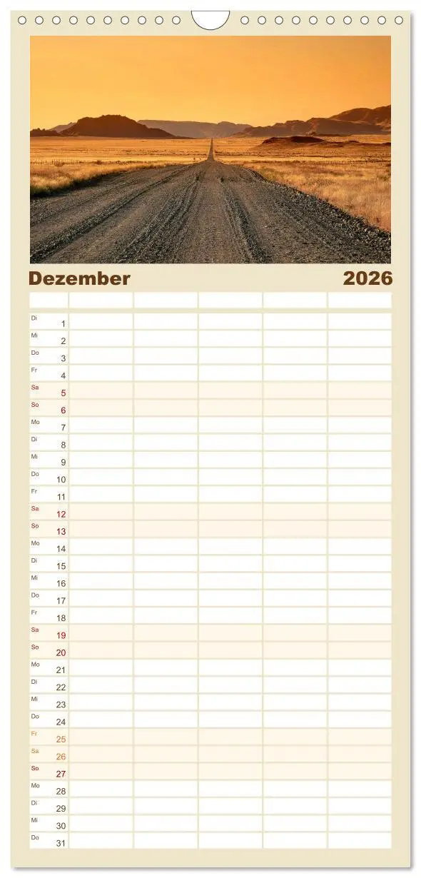 Bild: 9783516506396 | Familienplaner 2026 - Namibia - Ein Paradies auf Erden. mit 5...