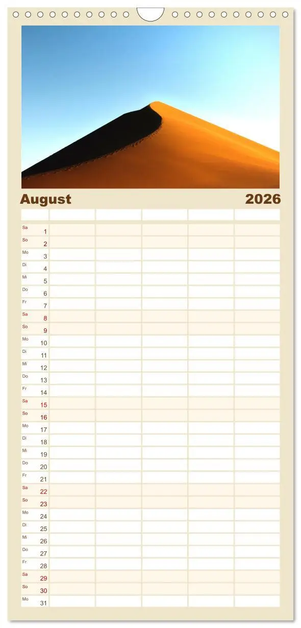 Bild: 9783516506396 | Familienplaner 2026 - Namibia - Ein Paradies auf Erden. mit 5...