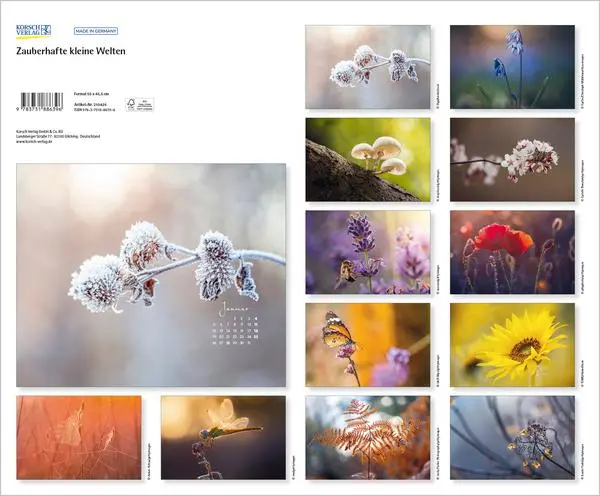Bild: 9783731886396 | Zauberhafte kleine Welten 2026 | Verlag Korsch | Kalender | 14 S.