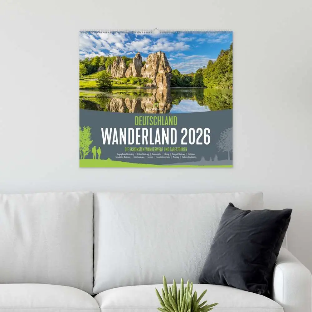 Bild: 9783838426396 | Deutschland Wanderland Kalender 2026 Die schönsten Wanderwege | GmbH