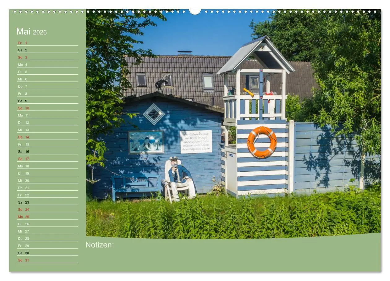 Bild: 9783457886496 | Hooksiel im Friesland (Wandkalender 2026 DIN A2 quer), CALVENDO...