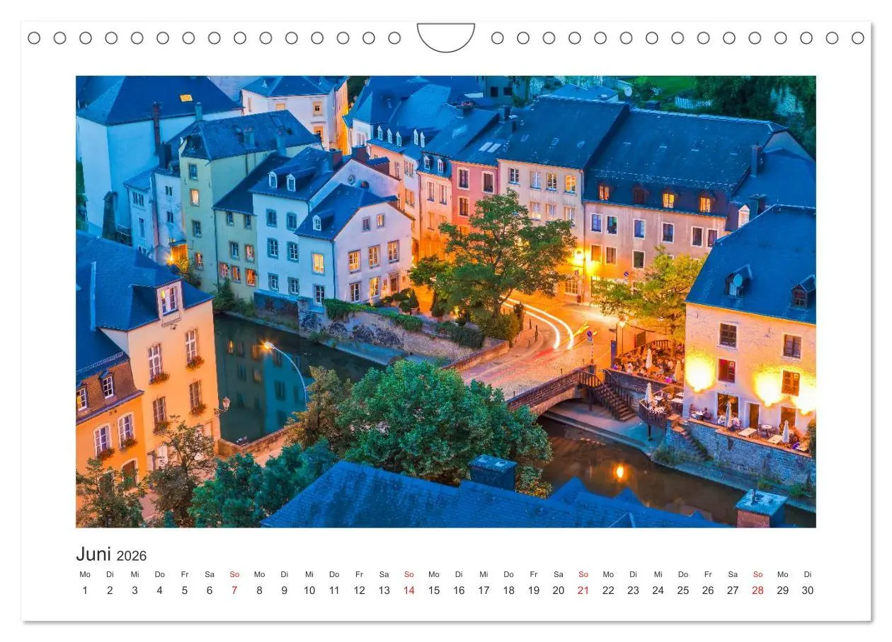 Bild: 9783516046496 | LUXEMBURG Stadt der Kontraste (Wandkalender 2026 DIN A4 quer),...