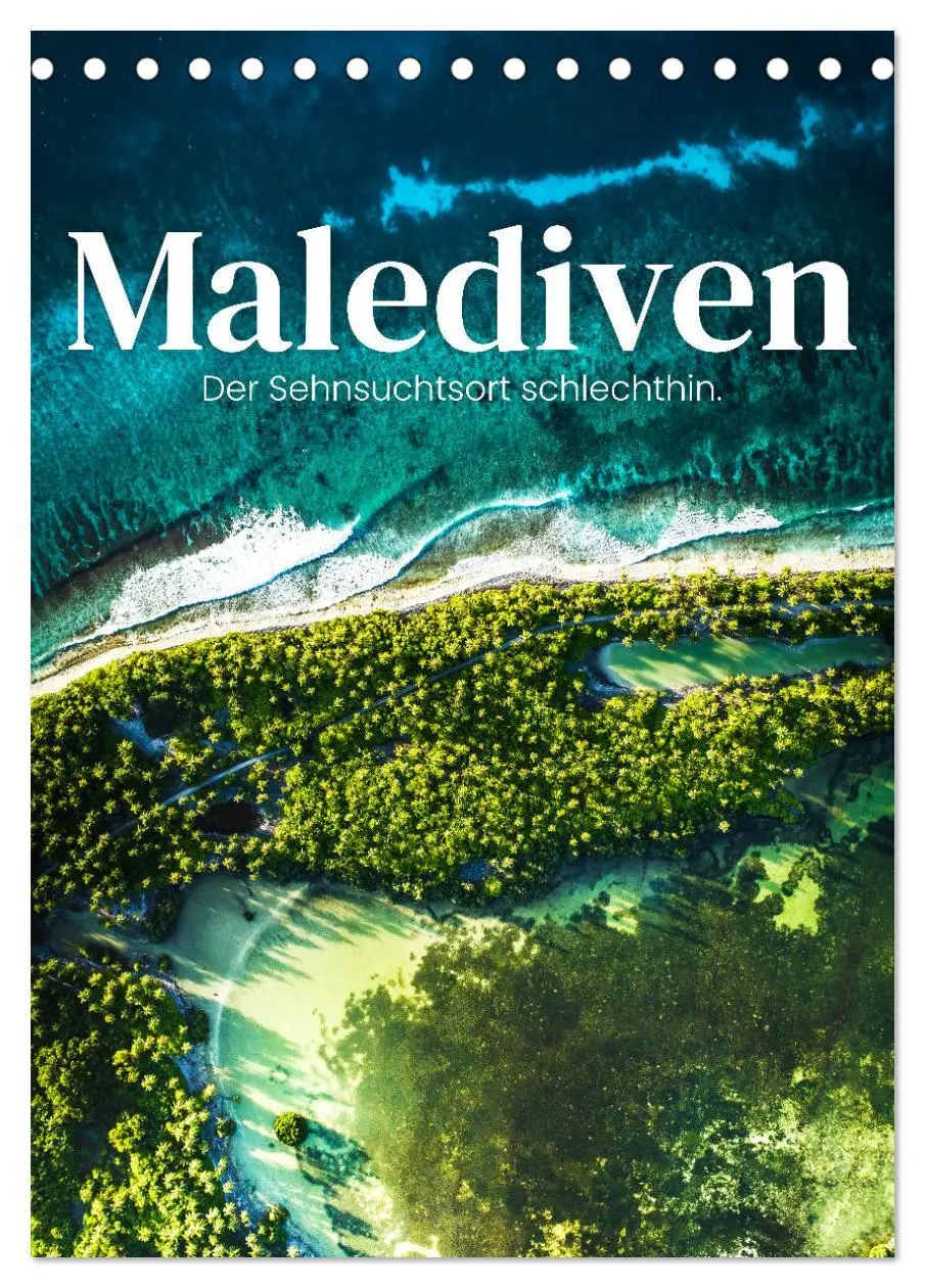Cover: 9783516356496 | Malediven - Der Sehnsuchtsort schlechthin. (Tischkalender 2026 DIN...